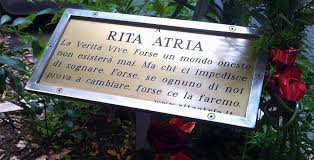 Targa Rita Atria Viale Amelia