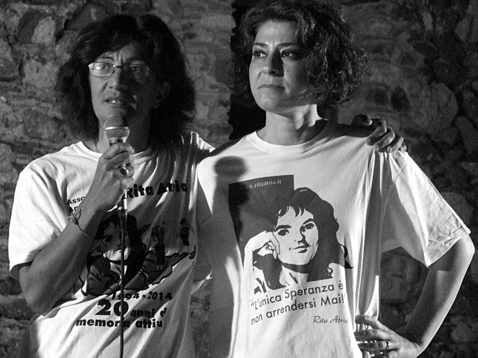 Nadia Furnari e Santina Latella fondatrici dell'Associazione Antimafie Rita Atria