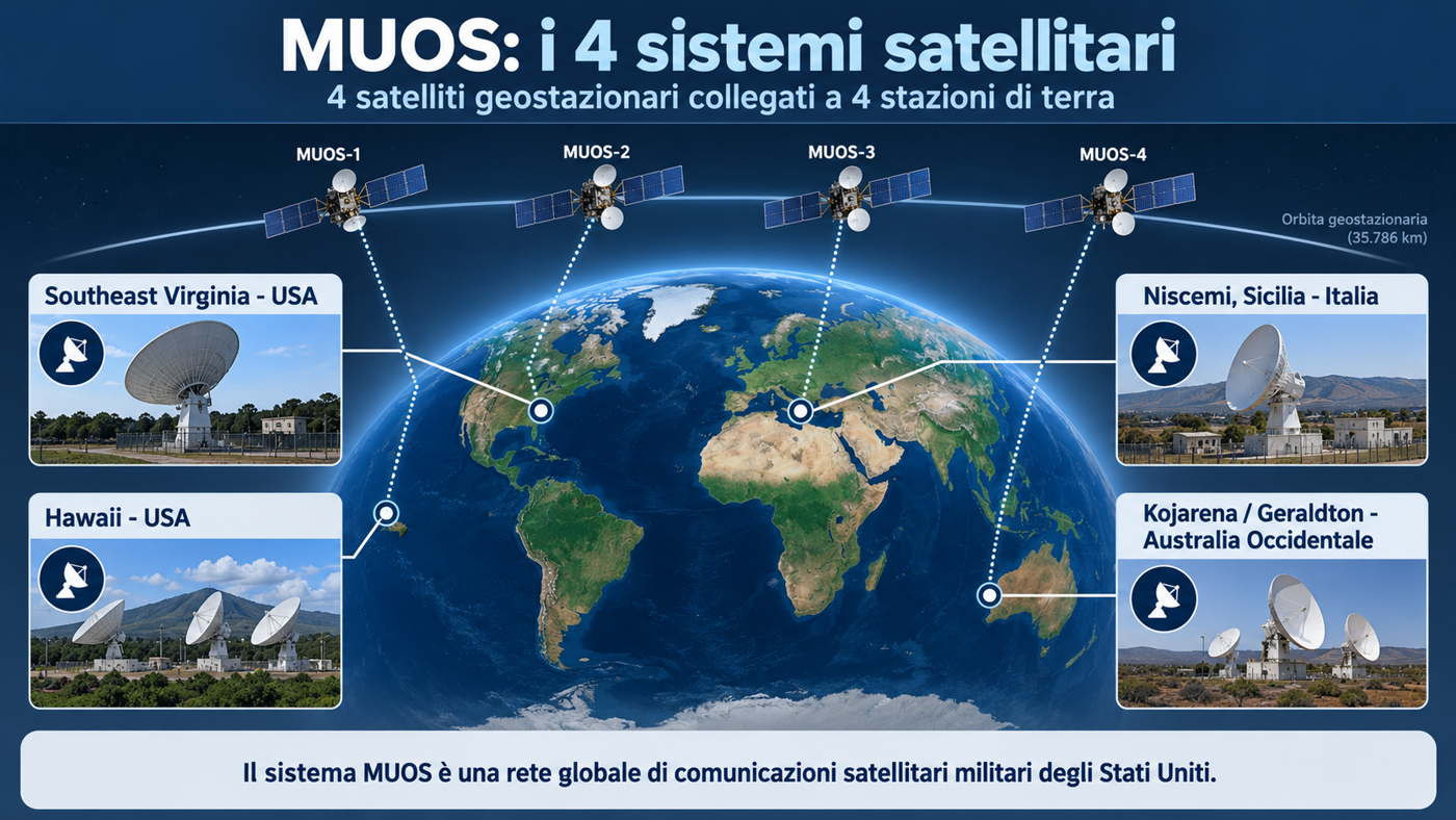 MUOS Satellite Network Infographic